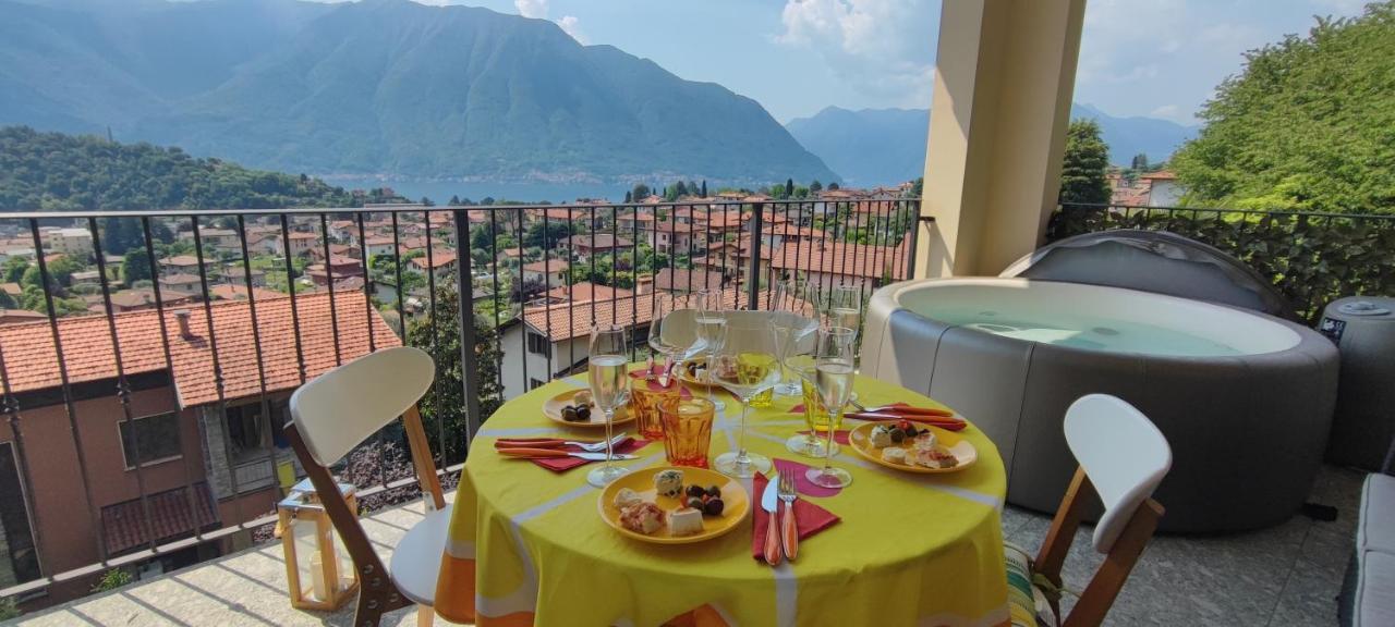 Ferienwohnung Magic View With Whirpool Lenno Exterior foto
