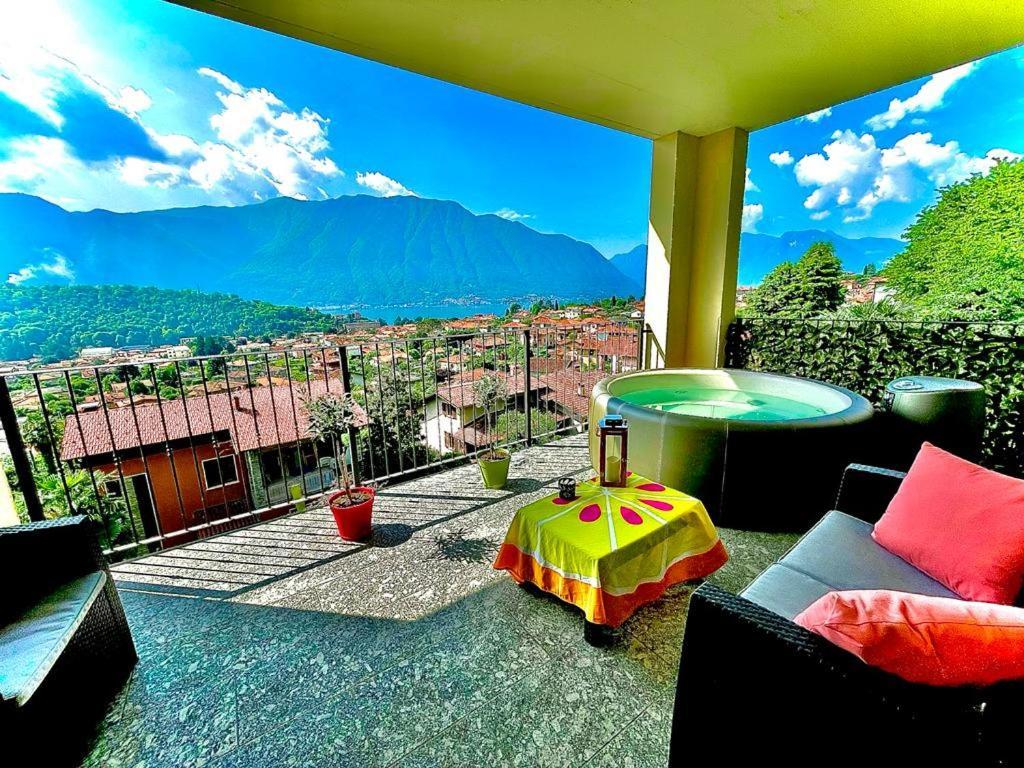 Ferienwohnung Magic View With Whirpool Lenno Exterior foto