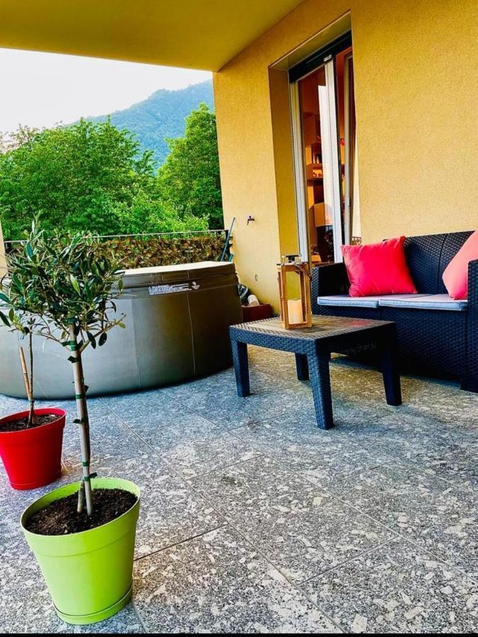 Ferienwohnung Magic View With Whirpool Lenno Exterior foto